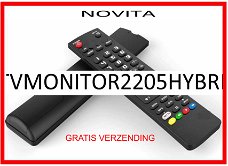 Vervangende afstandsbediening voor de TVMONITOR2205HYBRID van NOVITA.