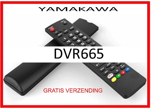 Vervangende afstandsbediening voor de DVR665 van YAMAKAWA. - 0