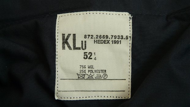 Broek, Uniform DT (Dagelijks Tenue), Mannen, Koninklijke Luchtmacht, maat: 52¼, 1991.(Nr.1) - 6