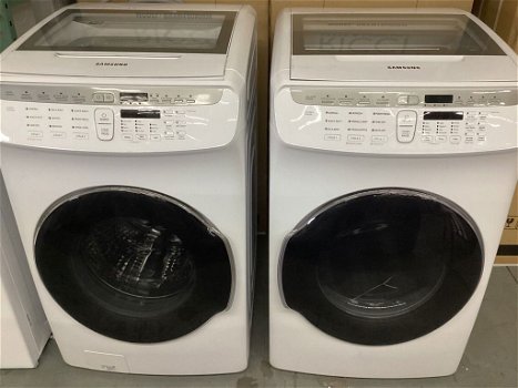 stackable Steam Cycle Smart Front-Load Washer & dryer - 1