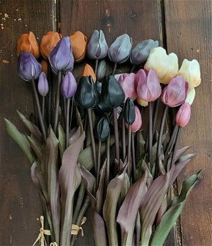 Countryfield real Touch Tulpen bosje in verschillende kleuren - 5