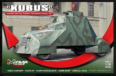 Bouwpakket Hobby Mirage schaal 1:35 Kubus armor tank 355026