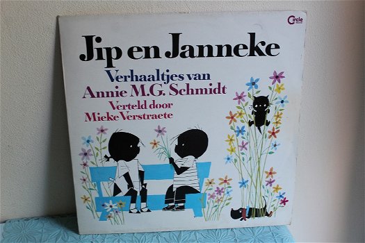Lp Jip en Janneke - verhaaltjes van Annie M.G. Schmidt - 0