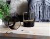 2x Luminarc vintage glazen bruin rookglas / smoke glas - 1 - Thumbnail