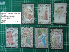 vintage plaatjes vrouwen set 268 - laatste set