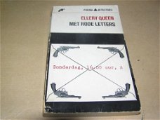 Met Rode Letters | Ellery Queen Detective nr.23
