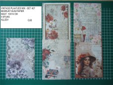 vintage plaatjes mix set 407 - laatste set