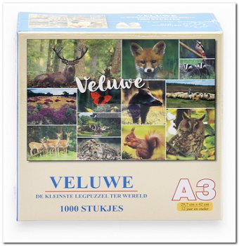 Veluwe, de kleinste puzzel ter wereld - 1000 Stukjes - 1