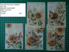 vintage plaatjes vlinders set 506 - laatste set