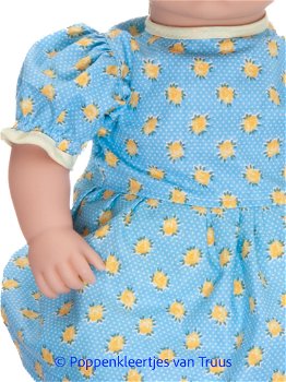 Baby Annabell 43 cm Setje lichtblauw/geel/stipjes - 1
