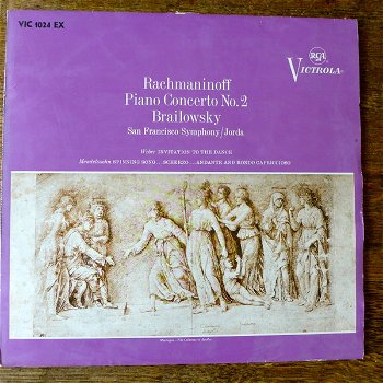LP - RACHMANINOFF / VON WEBER / MENDELSSOHN - Alexander Brailowsky, piano - 0