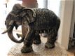 Olifant India, deco, polystone gold-black - olifant - 4 - Thumbnail