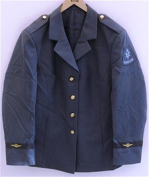 Uniform DT, Jas&Rok, Model Vrouwen, Koninklijke Luchtmacht, maat: 40-44, jaren'90.(Nr.2) - 0