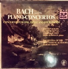 3LPbox - BACH - piano concertos