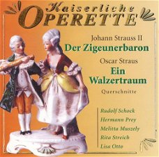 Rudolf Schock - Johann Strauss: Der Zigeunerbaron/Oscar Strauss: Ein Walzertraum (CD) Nieuw
