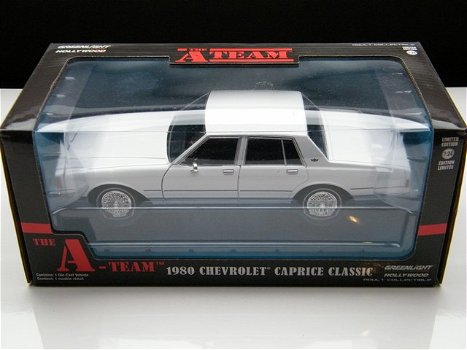 Film en TV serie schaal modelauto Chevrolet Caprice – The A-Team 1:24 - 0