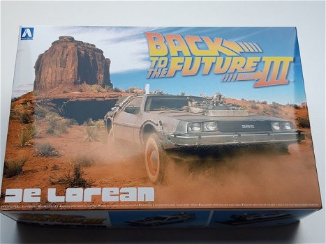 DeLorean Back to the Future 3 – Moviecar modelbouw film auto 1:24 - 0
