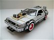 schaal model auto DeLorean Back to the Future 3 – Welly 1:24 film movie - 2 - Thumbnail