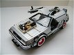 schaal model auto DeLorean Back to the Future 3 – Welly 1:24 film movie - 7 - Thumbnail
