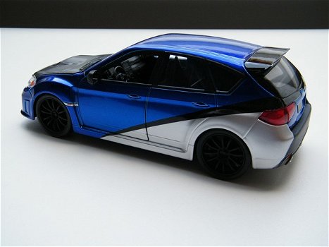 Nieuw modelauto Brian’s Subaru Impreza STi – Fast and Furious – jada toys 1:24 - 2