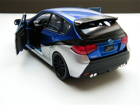 Nieuw modelauto Brian’s Subaru Impreza STi – Fast and Furious – jada toys 1:24 - 5