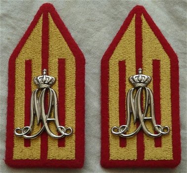 Kraagspiegels / Emblemen DT63, Koninklijke Militaire Academie Cadetten, Koninklijke Landmacht.(Nr.2) - 0
