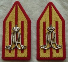 Kraagspiegels / Emblemen DT63, Koninklijke Militaire Academie Cadetten, Koninklijke Landmacht.(Nr.2)