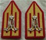 Kraagspiegels / Emblemen DT63, Koninklijke Militaire Academie Cadetten, Koninklijke Landmacht.(Nr.2) - 1 - Thumbnail