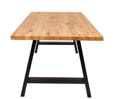 Eettafel 200x94 met stalen poten - 0