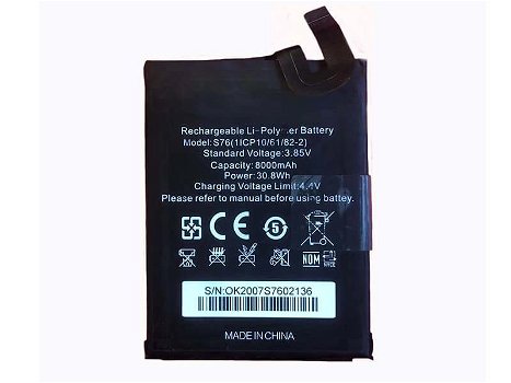 High-compatibility battery S76 for OUKITEL WP7 - 0