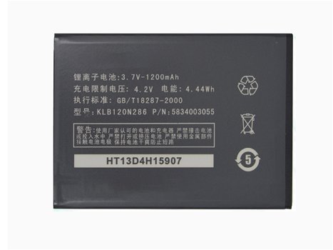 High-compatibility battery KLB120N286 for KONKA V917 - 0