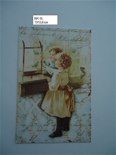 vintage kaartjes serie 2 ) meisje