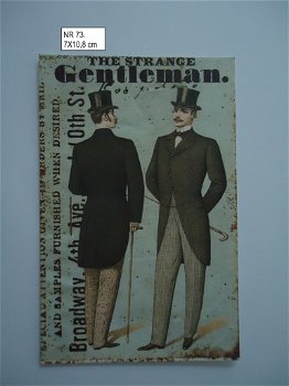 vintage kaartjes serie 5) heren - 1