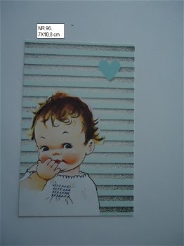 vintage kaartjes serie 6) baby jongen - 4