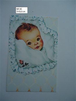 vintage kaartjes serie 6) baby jongen - 5