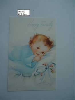vintage kaartjes serie 6) baby jongen - 7