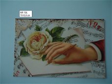 vintage kaartjes serie 11) bloemen 2