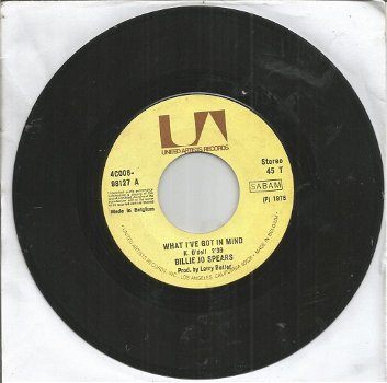 Billie Joe Spears ‎– What I've Got In Mind (1976) - 0