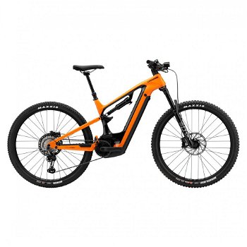 Moterra Neo Carbon 1 Full Suspension Electric Mountain Bike – Orange - 0
