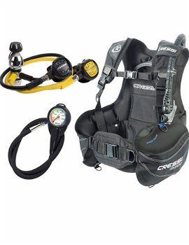 Seac ego nieuw met nieuwe cressi SET BCD SCUBA DIVING Trimvest maat S M XL L - 0