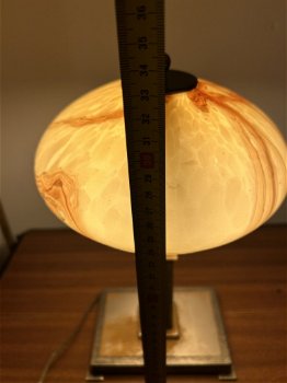 art deco tafellamp mushroom klein model 35 cm hoog✅ - 6