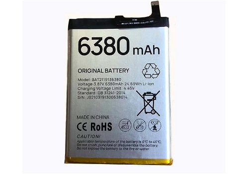 High-compatibility battery BAT2119136380 for DOOGEE N40 Pro - 0