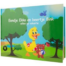 Prentenboek eendje Ekko en beertje Bink willen op vakantie