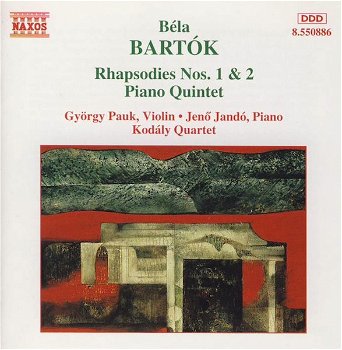 Kodály Quartet - Béla Bartók, György Pauk, Jenő Jandó – Rhapsodies Nos. 1 & 2 - 0