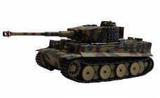 RC tank Tiger 1 tussen uitvoering metalen uitvoering pro 1/16 BB 2.4GHZ