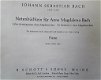 Notenbüchlein fur Anna Magdelena Bach (Die leichtesten Stucke) - Johann Sebastian Bach - 1 - Thumbnail
