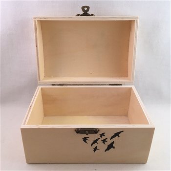 tekstbord / houten doosje om te rouwen/herinneren adv 1 - 2