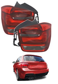 Achterlichten set rood smoke voor BMW 1 serie F20-F21 '11-15. Nieuw! Gratis bezorgd binnen Nederland