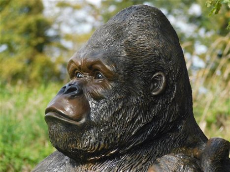 grote Gorilla , tuinbeeld - 0