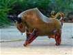 stier van gekelurd glas , stier - 1 - Thumbnail